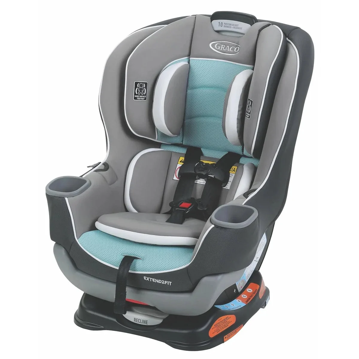 Graco Extend2Fit Convertible Baby Car Seat - Spire
