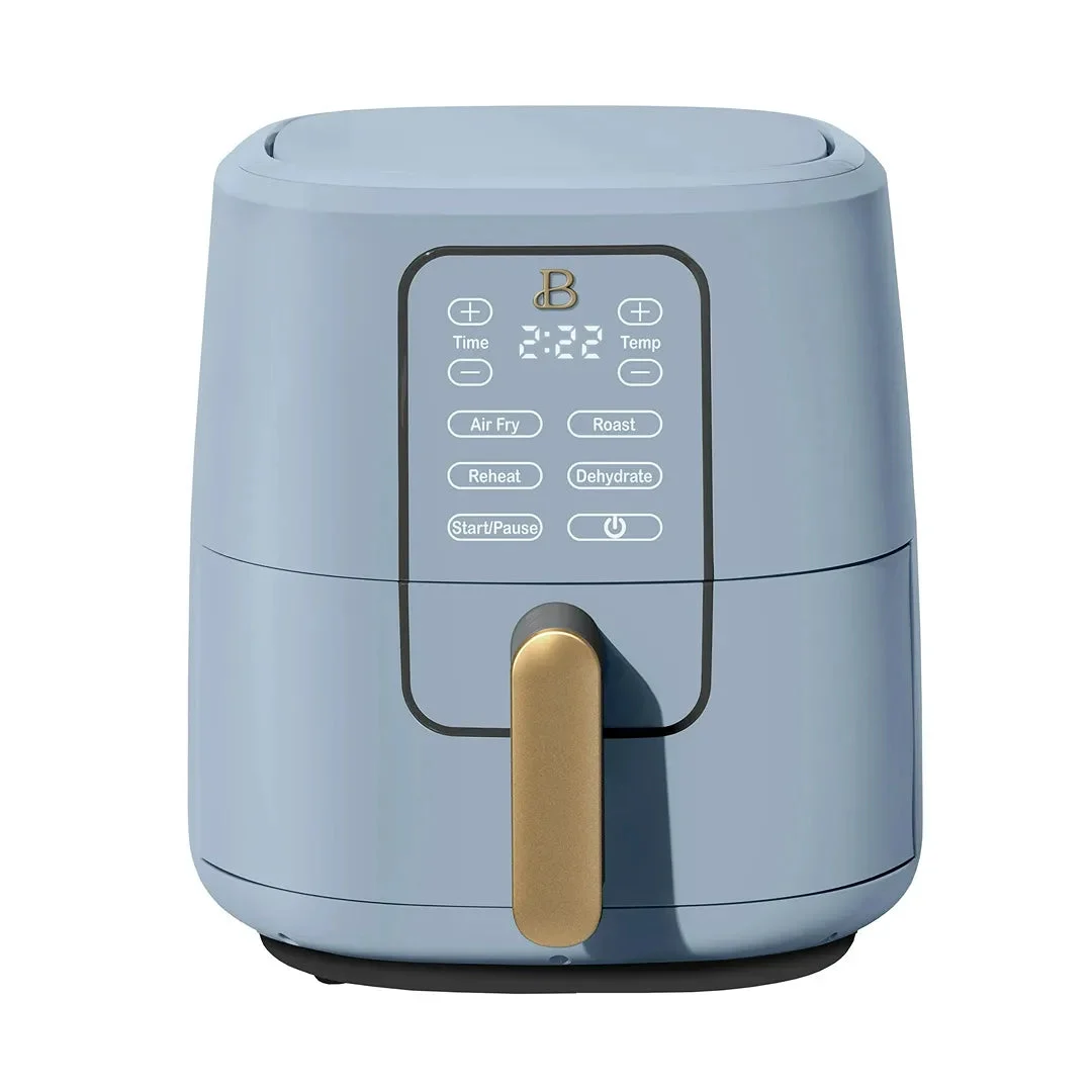 Beautiful 6 Quart Touchscreen Air Fryer by Drew Barrymore - Cornflower Blue