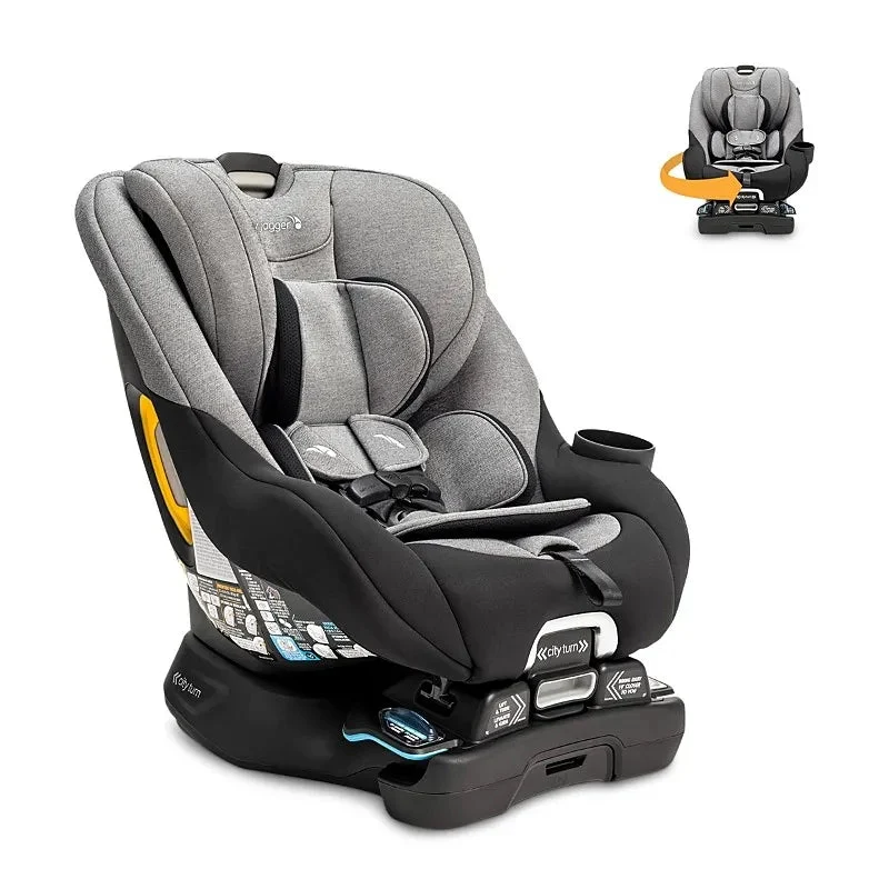 Baby Jogger City Turn Rotating Convertible Car Seat - Onyx Black