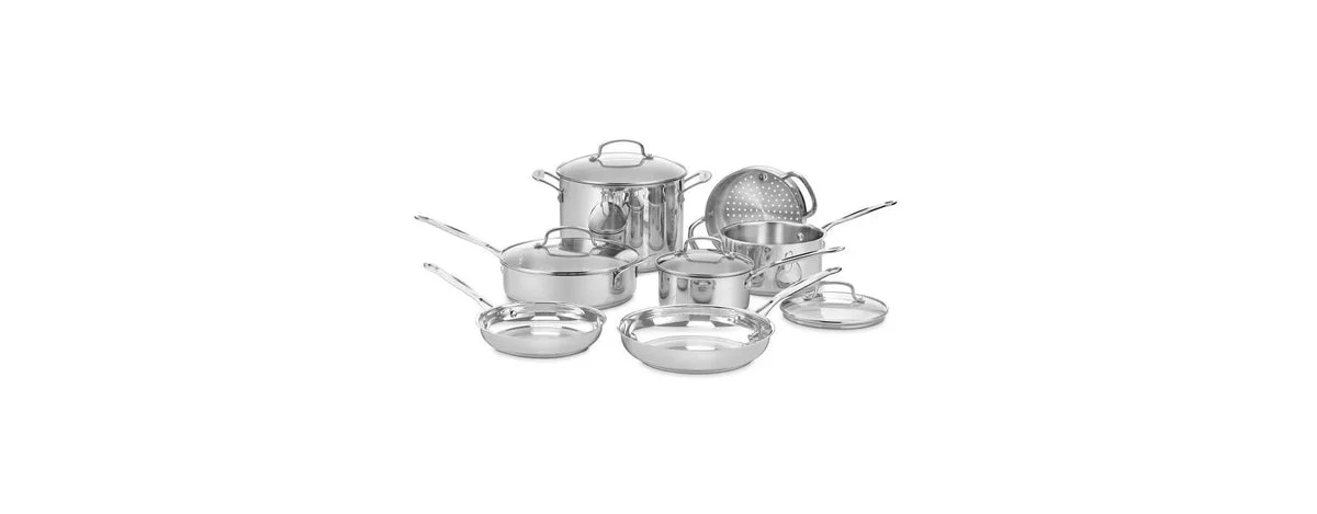 Cuisinart Chef's Classic 11pc Stainless Steel Cookware Set