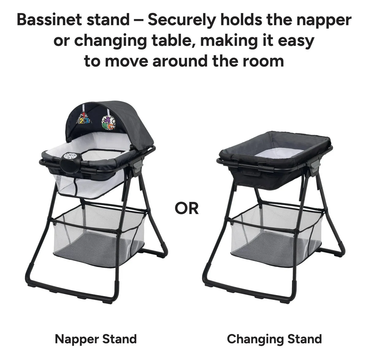 Baby Trend Deluxe Playard with Bassinet and Changing Stand