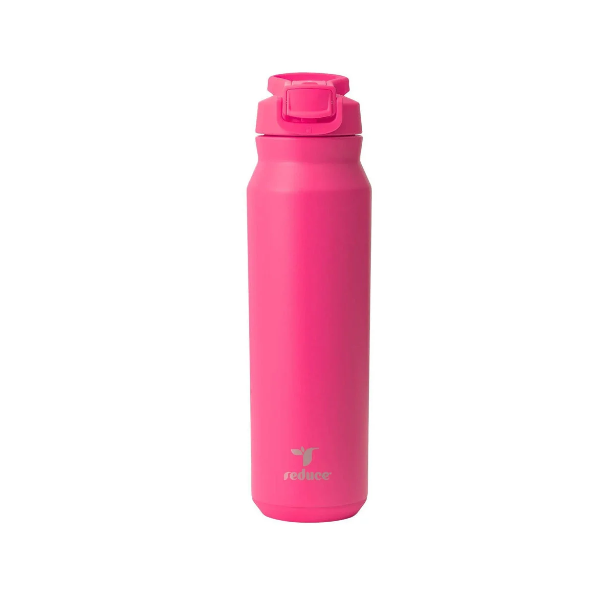 Reduce 32oz Hydrate Pro Vacuum Insulated Stainless Steel Water Bottle Dark Pink: Dishwasher-Safe, Flip-Top Straw