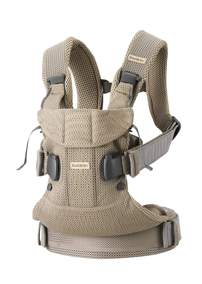 BabyBjörn Baby Carrier One Air, 3D Mesh - Grey Beige