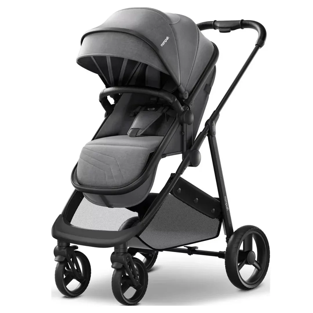 Mompush Wiz 2-in-1 Full Size Stroller - Gray