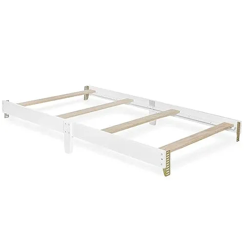Dream On Me Mini Crib Bed Rail - White