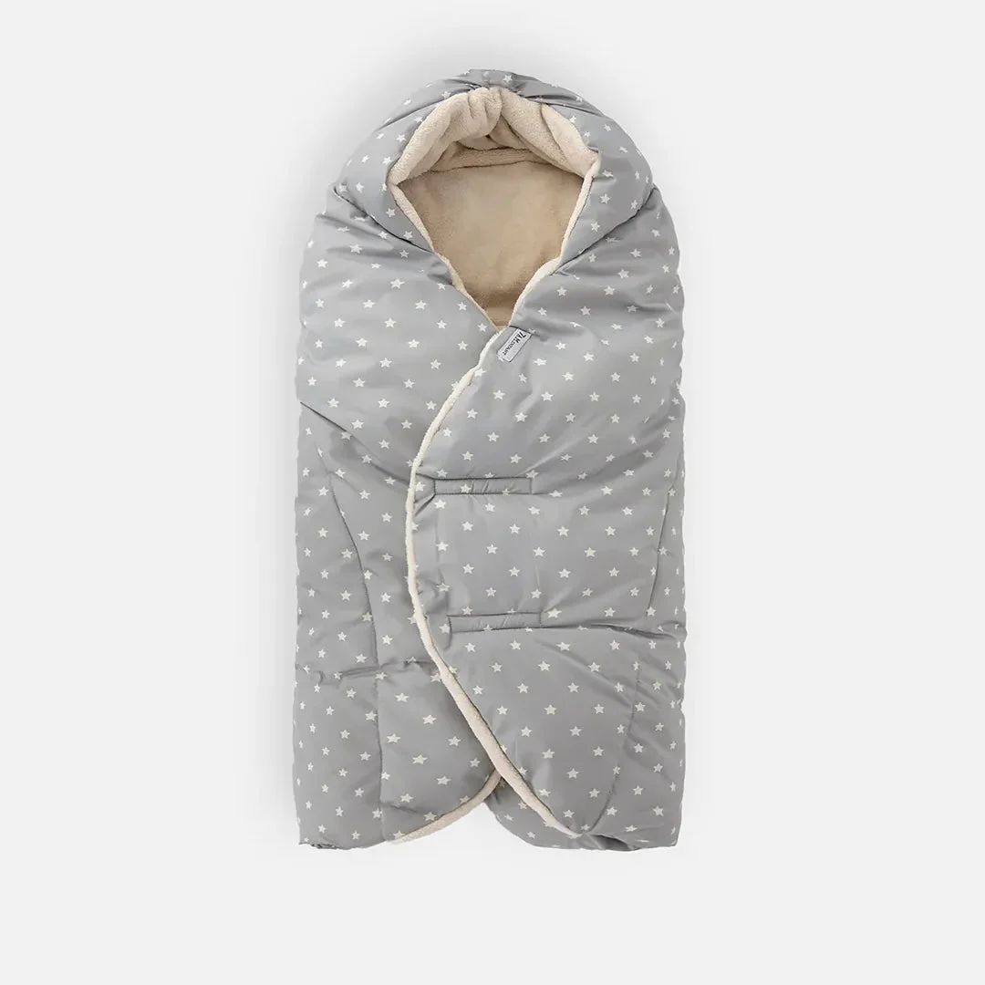 7AM Enfant Nido - Print Grey Stars - 0-6m
