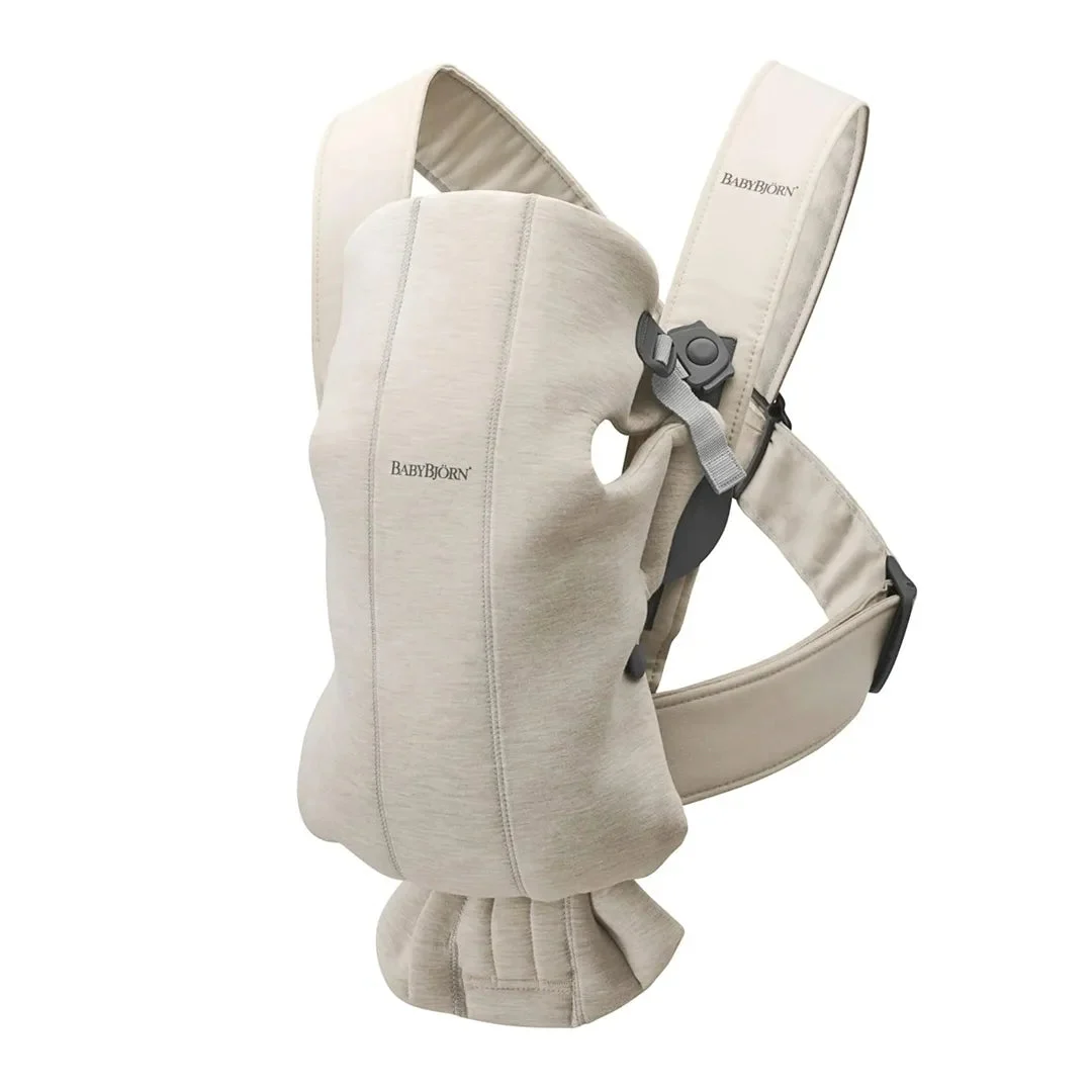 BabyBjörn Baby Carrier MINI 3D Jersey Light Beige