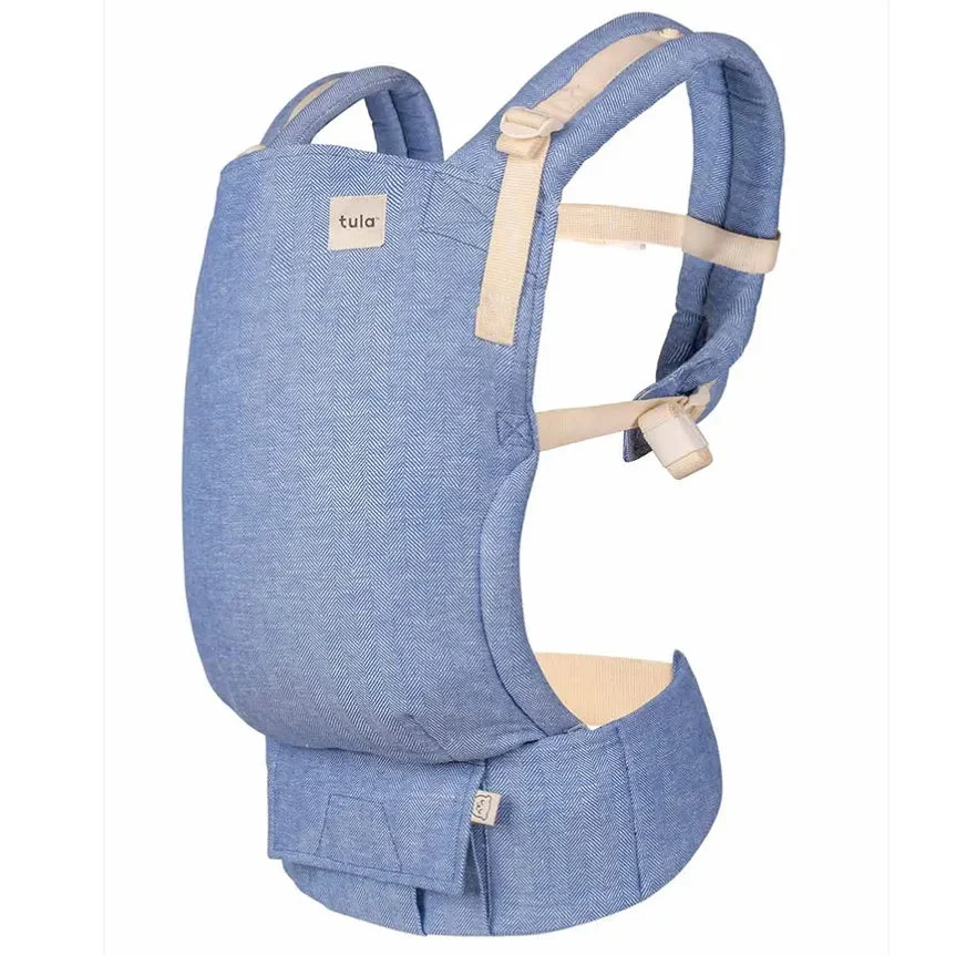 Tula Linen Free-to-Grow Baby Carrier - Ocean