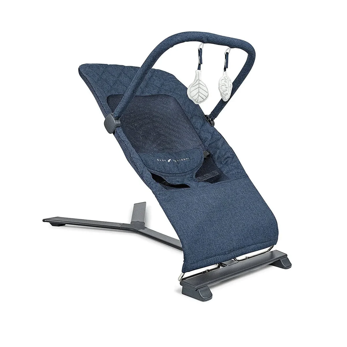 Baby Delight Alpine Deluxe Portable Bouncer - Indigo Quilt