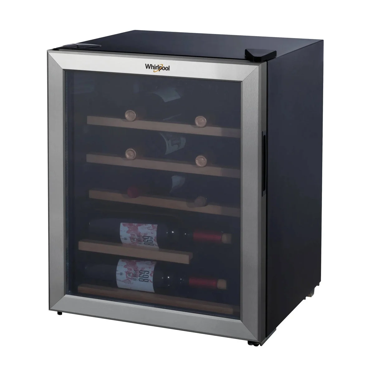 Whirlpool 25 Bottle Wine Fridge - Stainless Steel