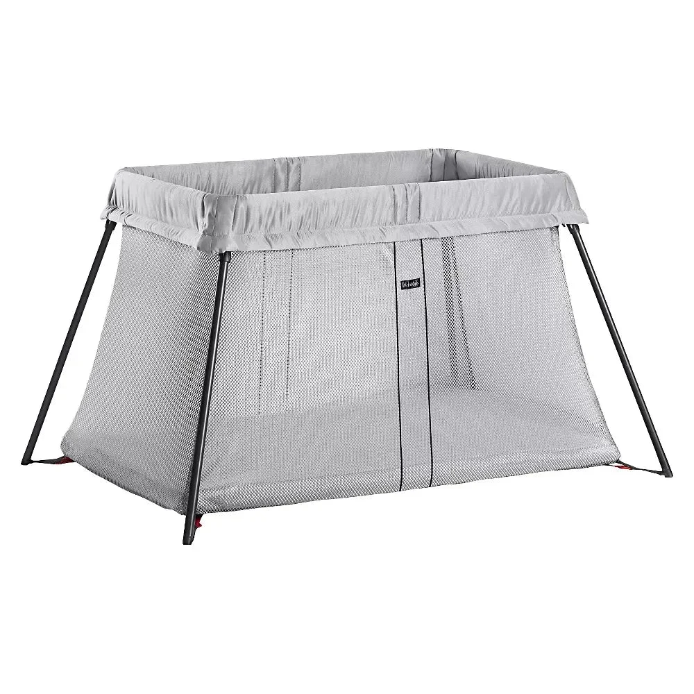 BabyBjörn Travel Crib Light Silver Mesh