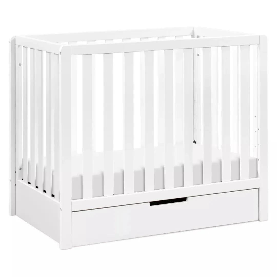 Davinci Colby 4-in-1 Convertible Mini Crib with Trundle - White