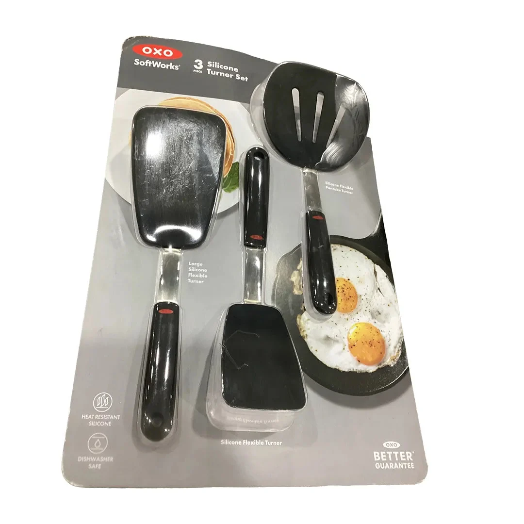 OXO 3-Piece Silicone Turner Set