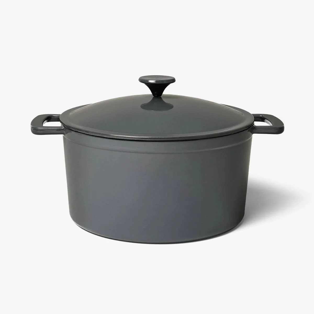 Figmint 7.5qt Enamel Dutch Oven - Dark Gray