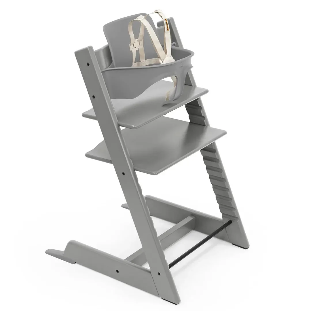 Stokke Tripp Trapp High Chair With Baby Set V2 - Storm Grey