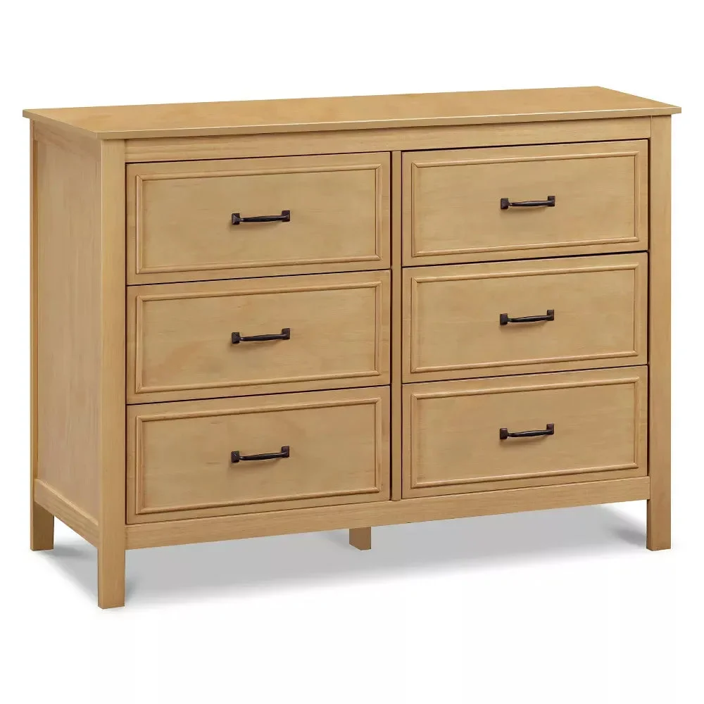 Davinci Charlie 6-Drawer Double Dresser - Honey