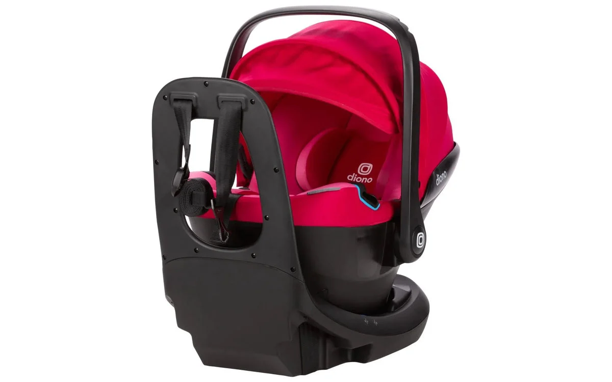 Diono LiteClik30 XT SafePlus Infant Car Seat and Base, Pink Cotton Candy