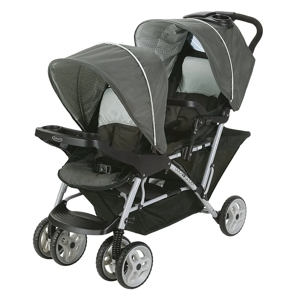 Graco DuoGlider Click Connect Double Stroller - Glacier