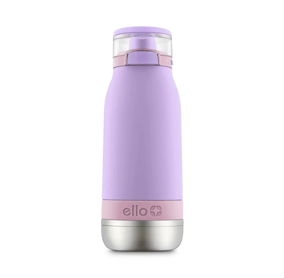 Ello Stainless Steel Kids' Water Bottle - Purple