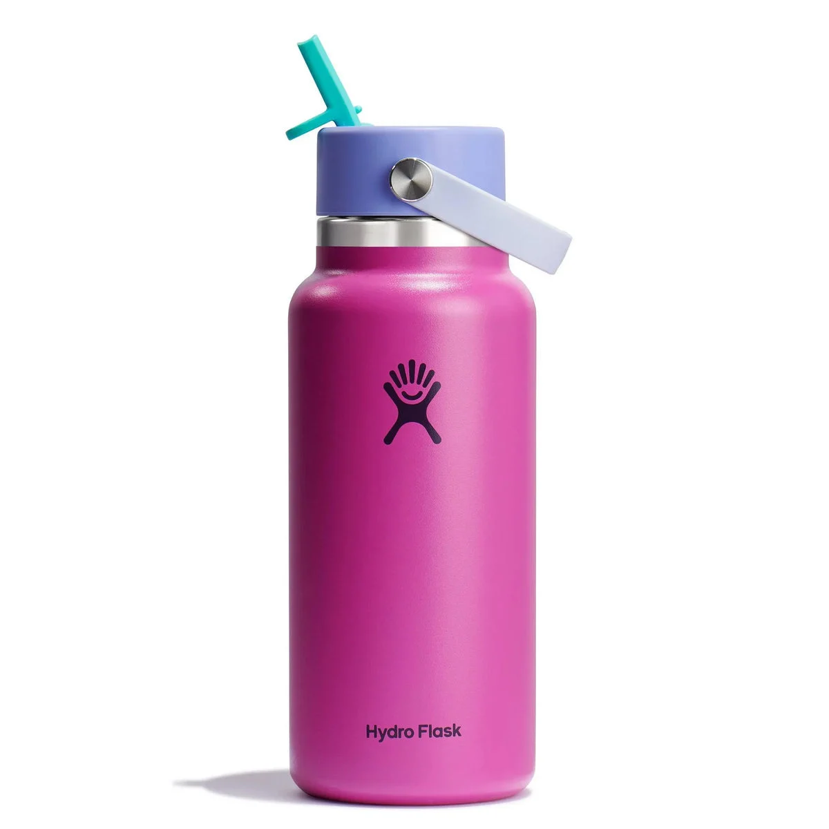 Hydro Flask 32oz Wide Mouth Flex Straw Water Bottle - Holiday Punch