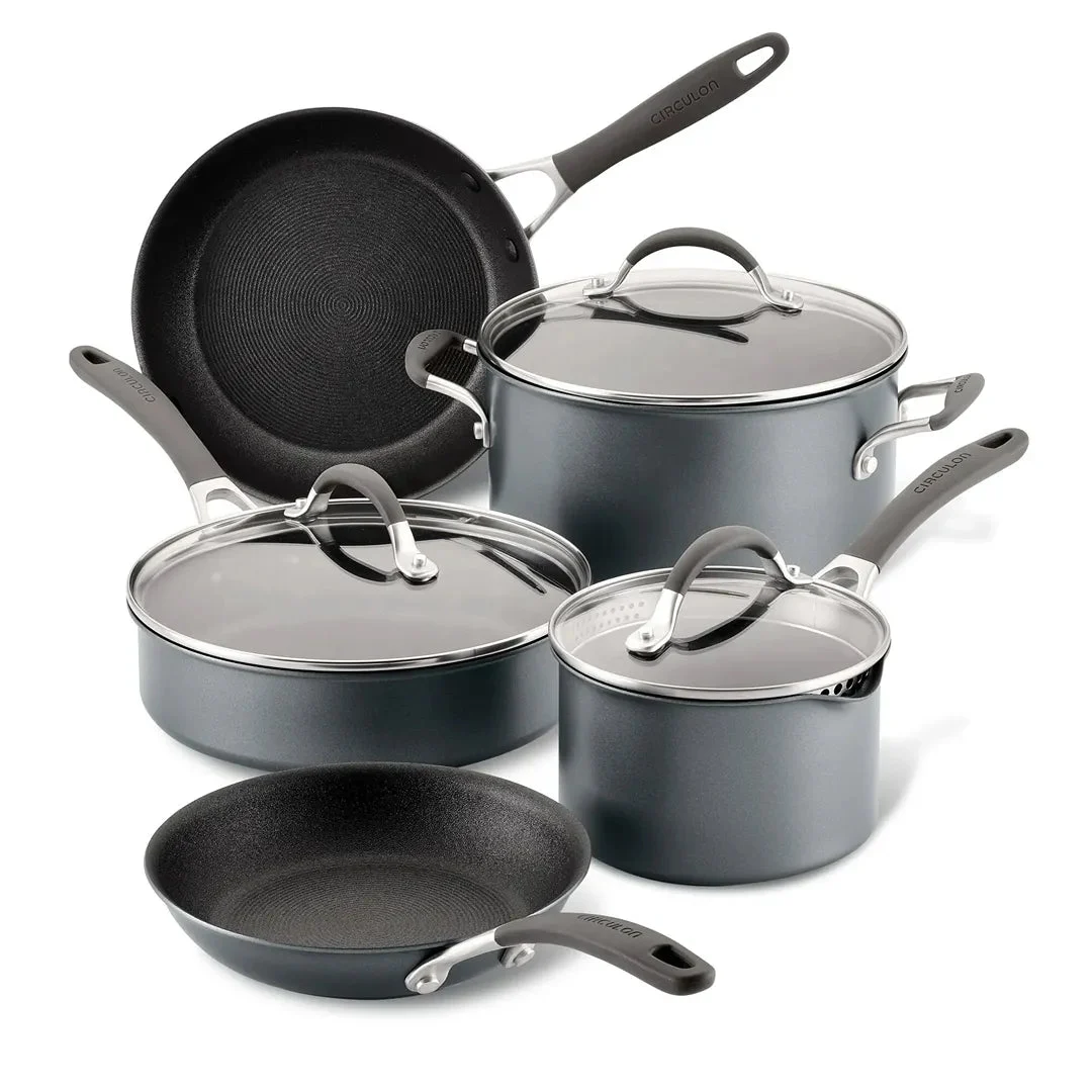 Circulon 8-Piece A1 ScratchDefense™ Nonstick Cookware Set