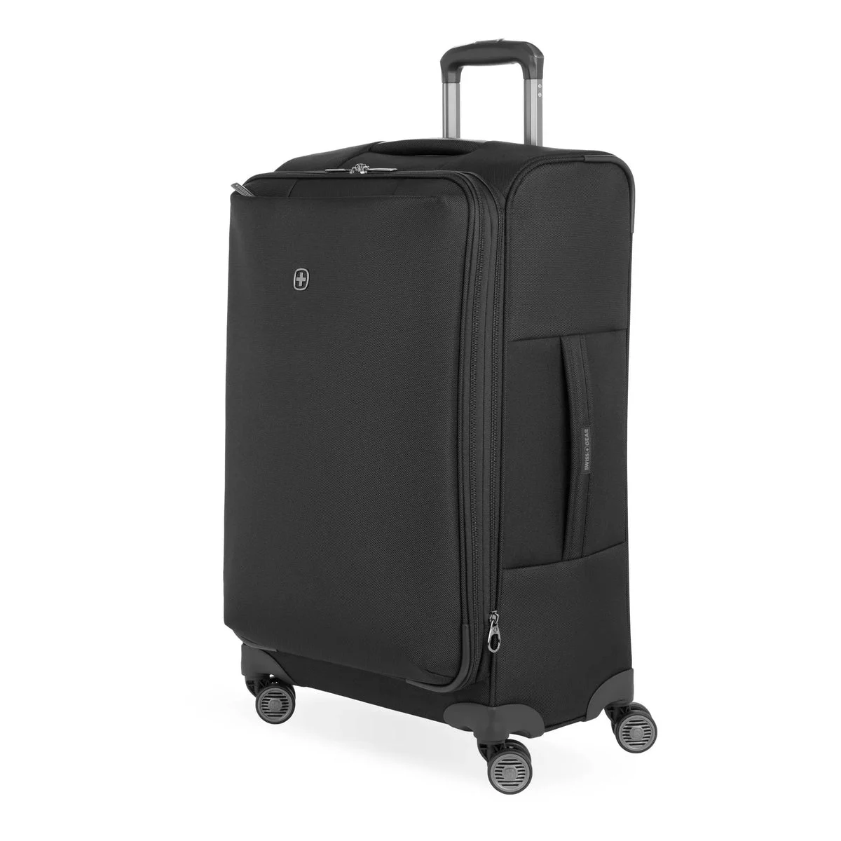 SWISSGEAR Checked Spinner Suitcase - Black