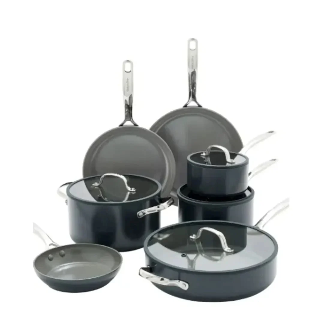 GreenPan Eras Ceramic Non-Stick 11-piece Cookware Set