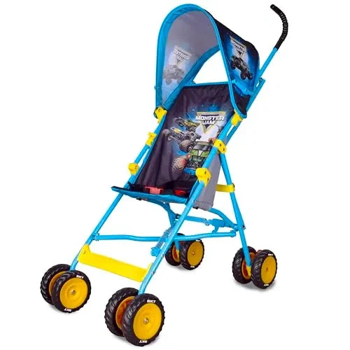 Monster Jam Lightweight Umbrella Stroller with Canopy