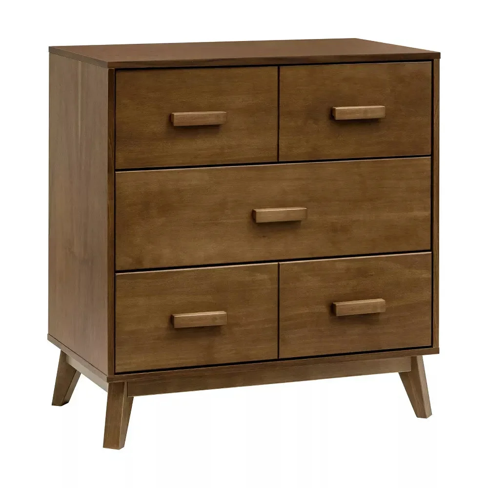 Babyletto Scoot 3-Drawer Changer Dresser - Natural Walnut