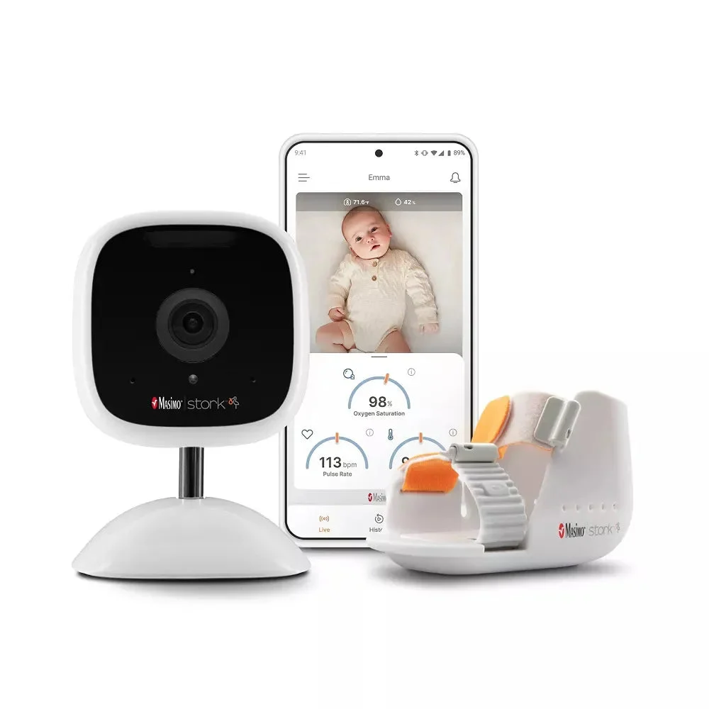 Masimo Stork Vitals Stork Vitals+ Smart Home Baby Monitoring System