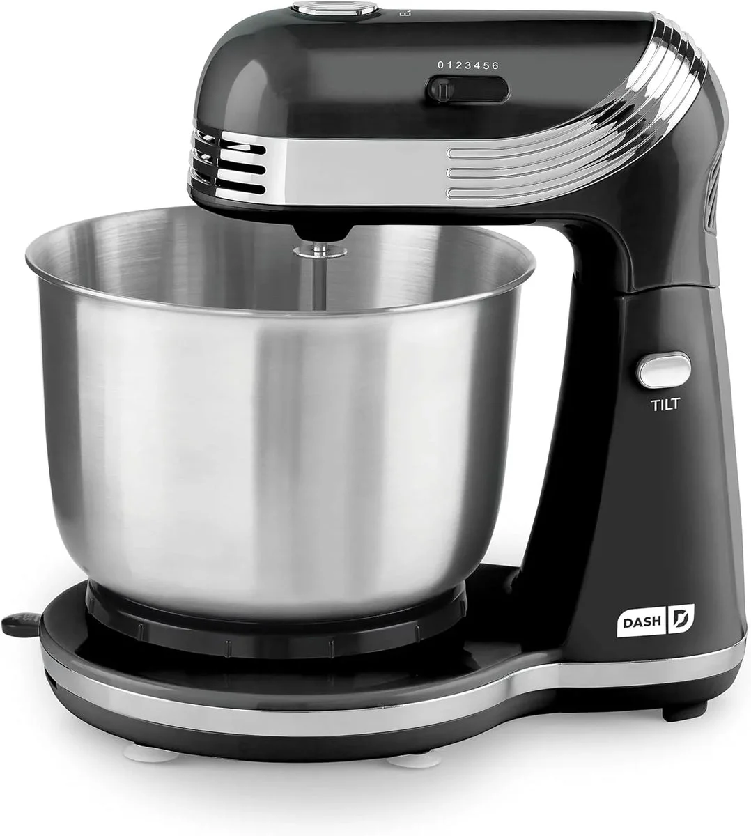 Dash Go Tilt-Head Stand Mixer - Black