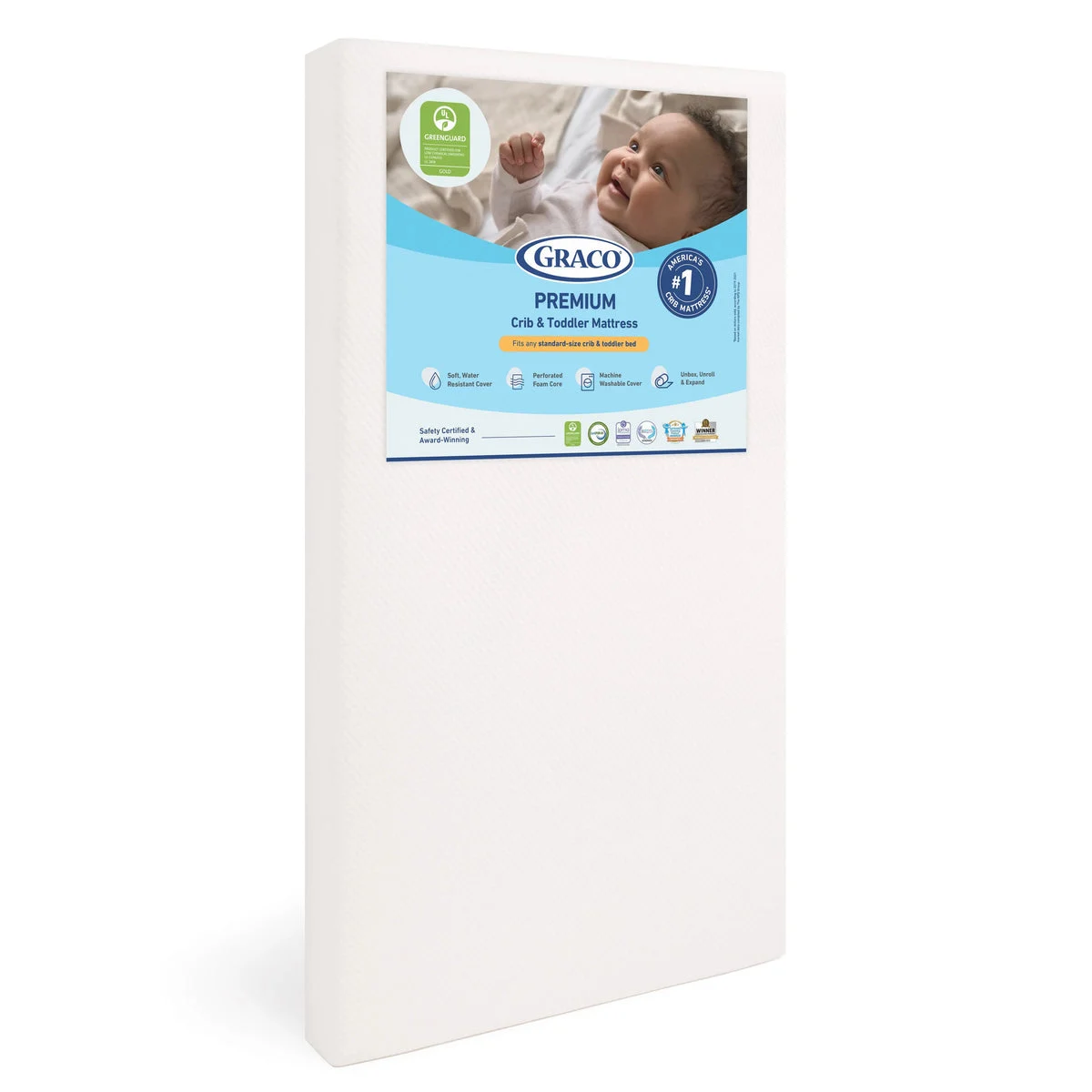 Graco Premium Foam Crib and Toddler Mattress