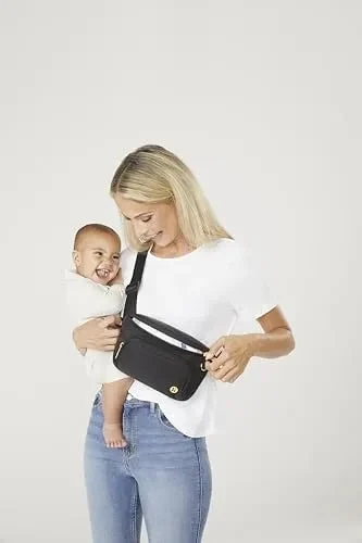 Huggies Cross Body Diaper Bag - Black