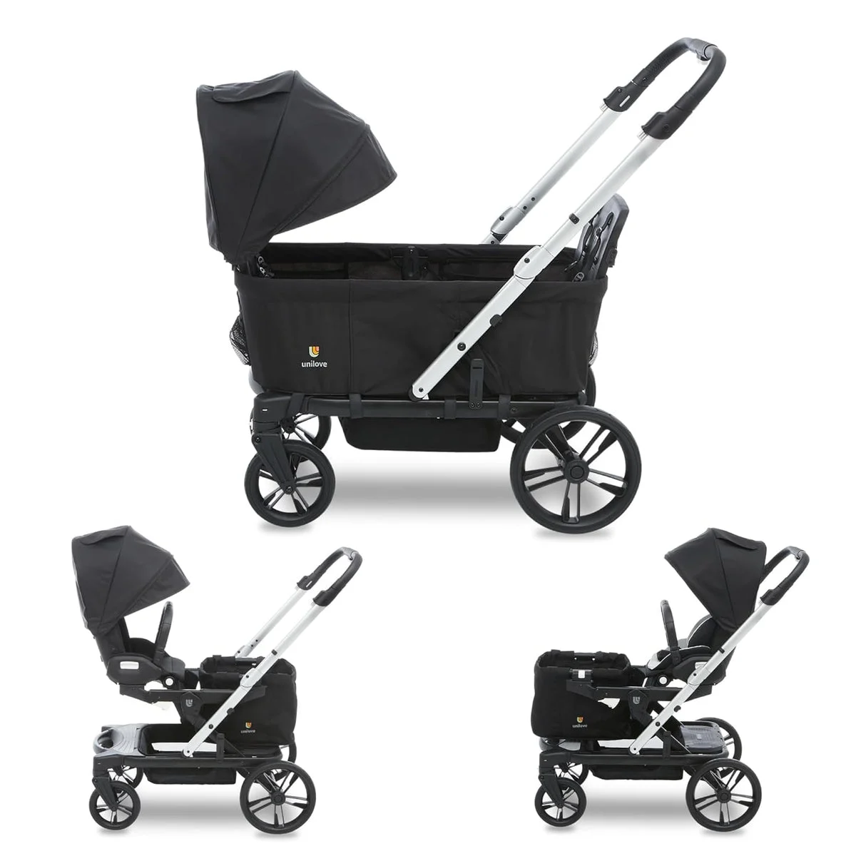 UNILOVE Trio Trolly Stroller Wagon