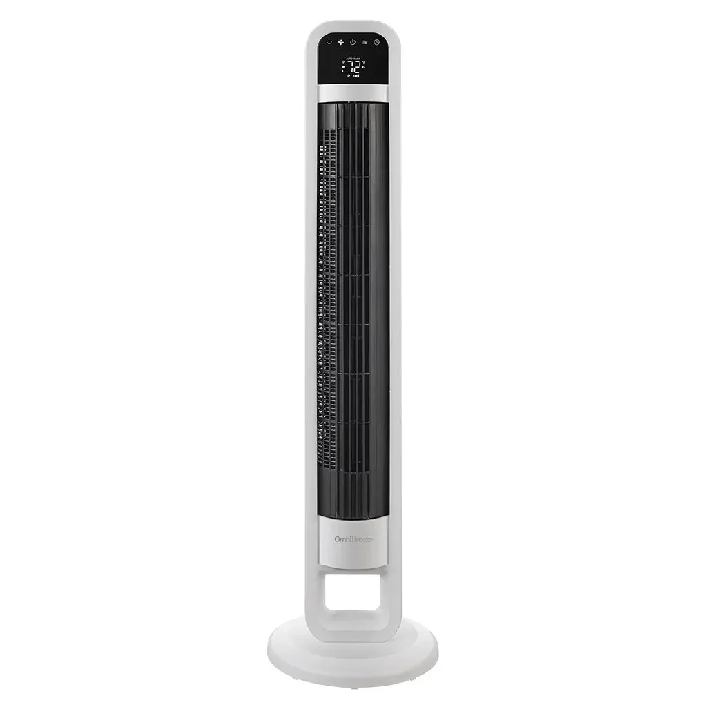 OmniBreeze 4-Speed Wi-Fi Control Standing Fan