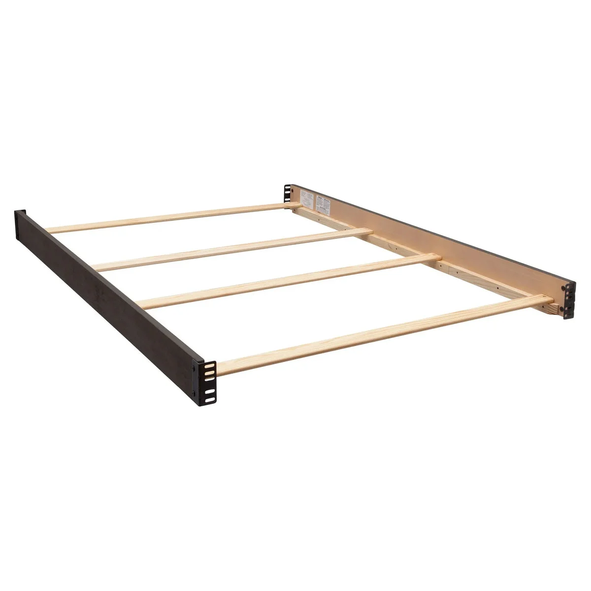 Simmons Full Size Wood Bed Rails (330750) - Rustic Gray