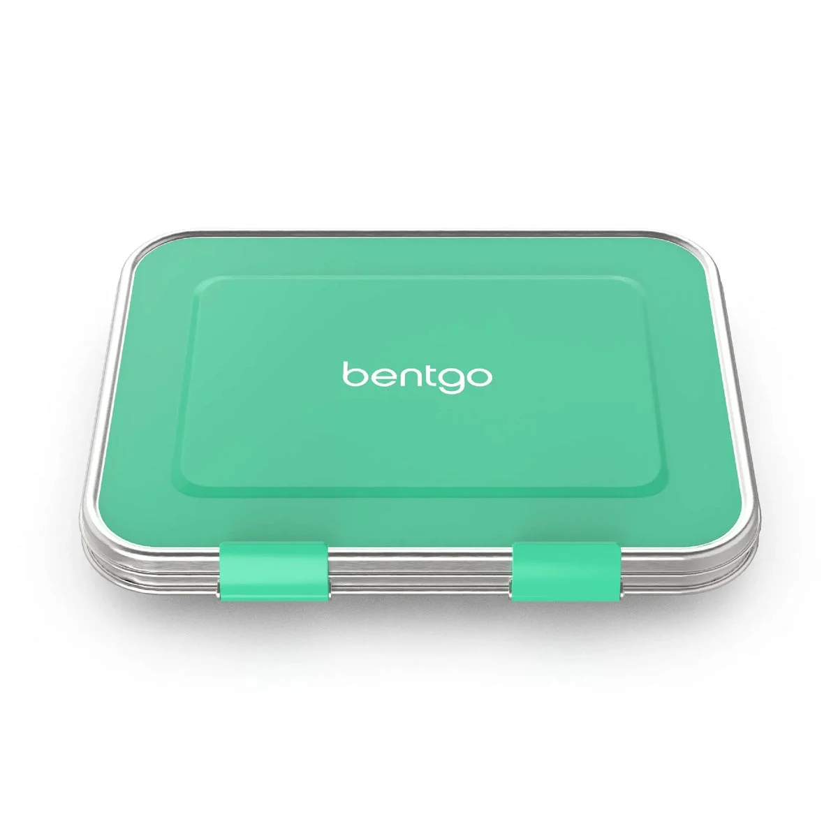 Bentgo Glass Stainless Steel Leakproof 3-Compartment Lunch Box - Green