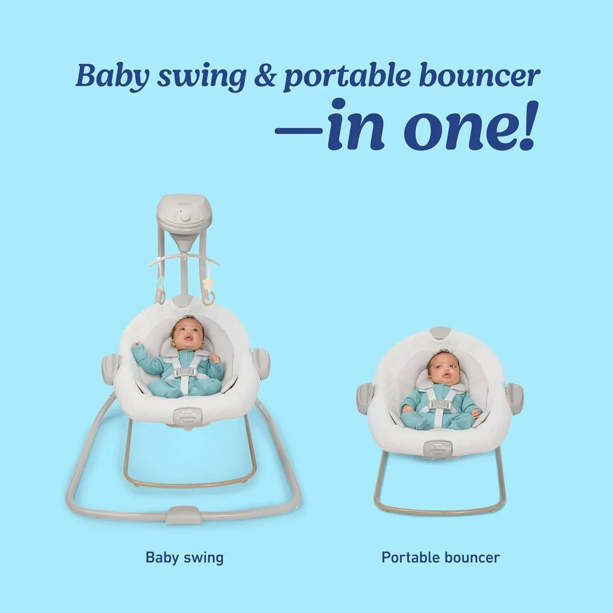 Graco DuetConnect LX Baby Swing and Bouncer - Wales