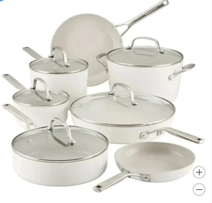 KitchenAid 12 Piece Hard Anodized Ceramic Cookware Set