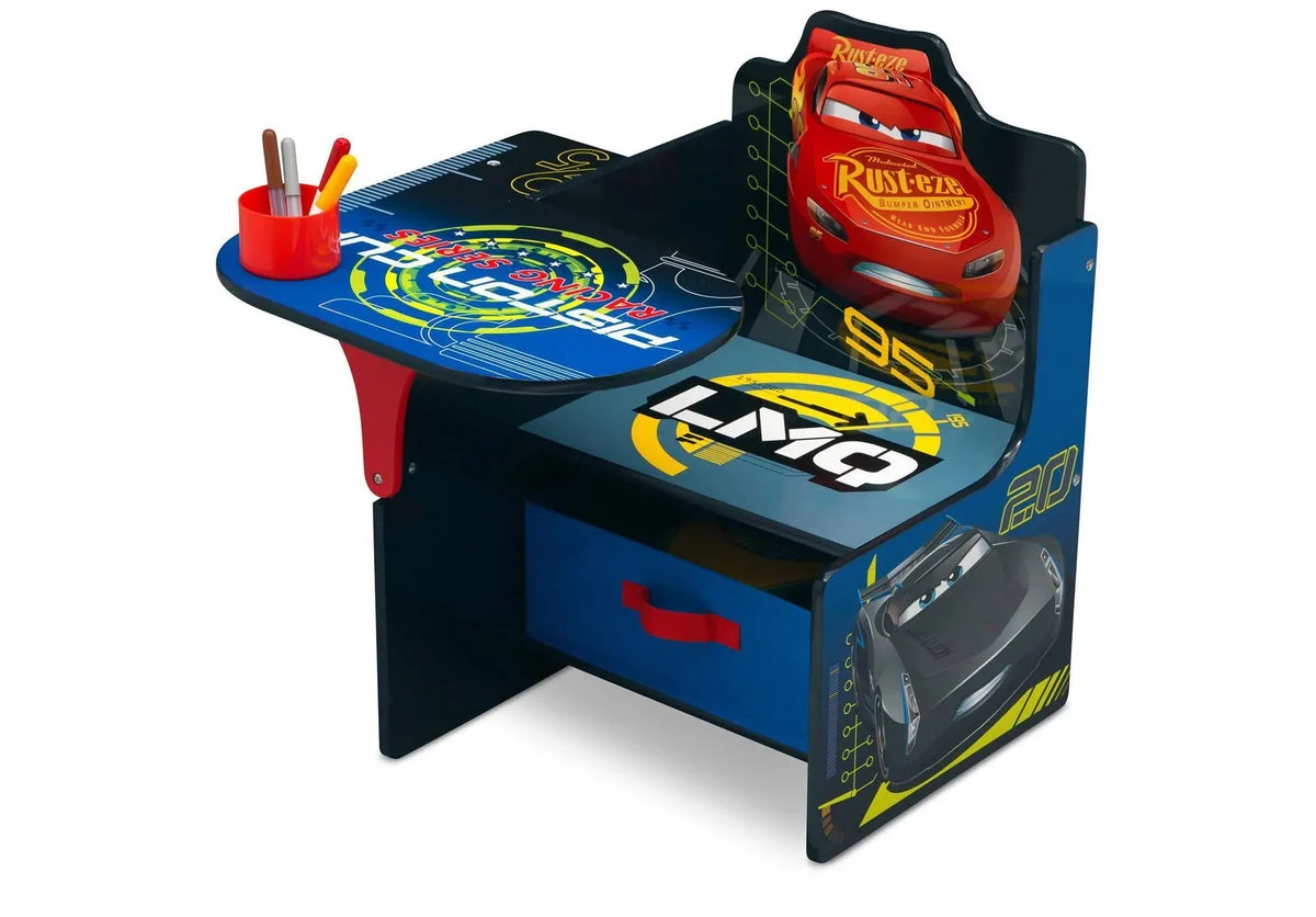 Delta Children Kids' Chair Desk with Storage Bin - Cars