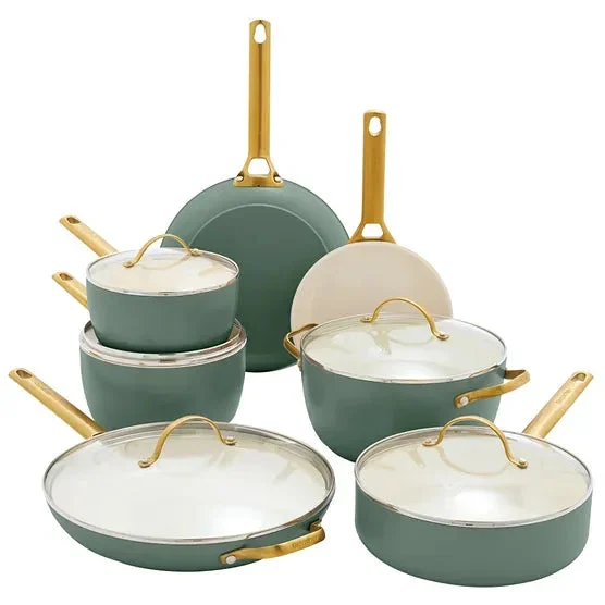 GreenPan Reserve 12-piece Cookware Set - Green