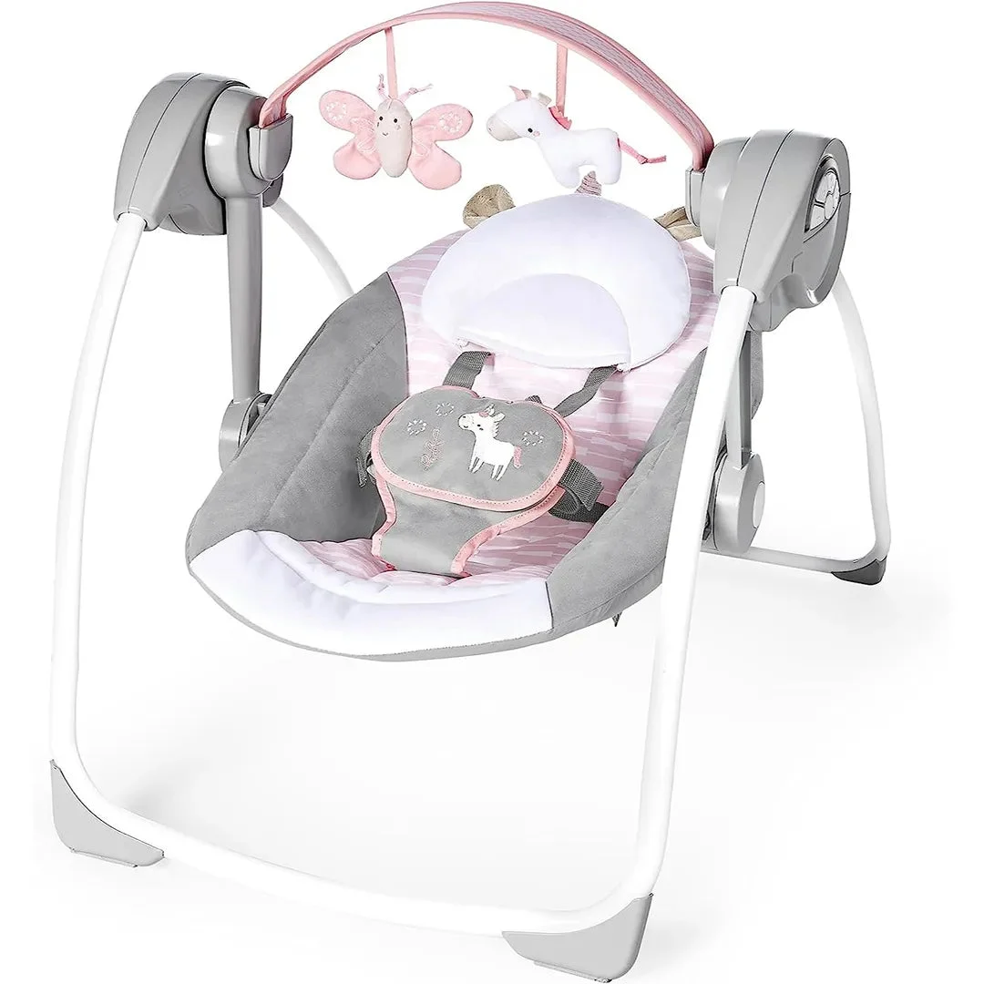 Ingenuity Portable Baby Swing - Pink