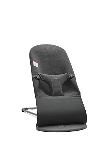 BabyBjörn Bouncer Bliss Charcoal Gray 3D Jersey