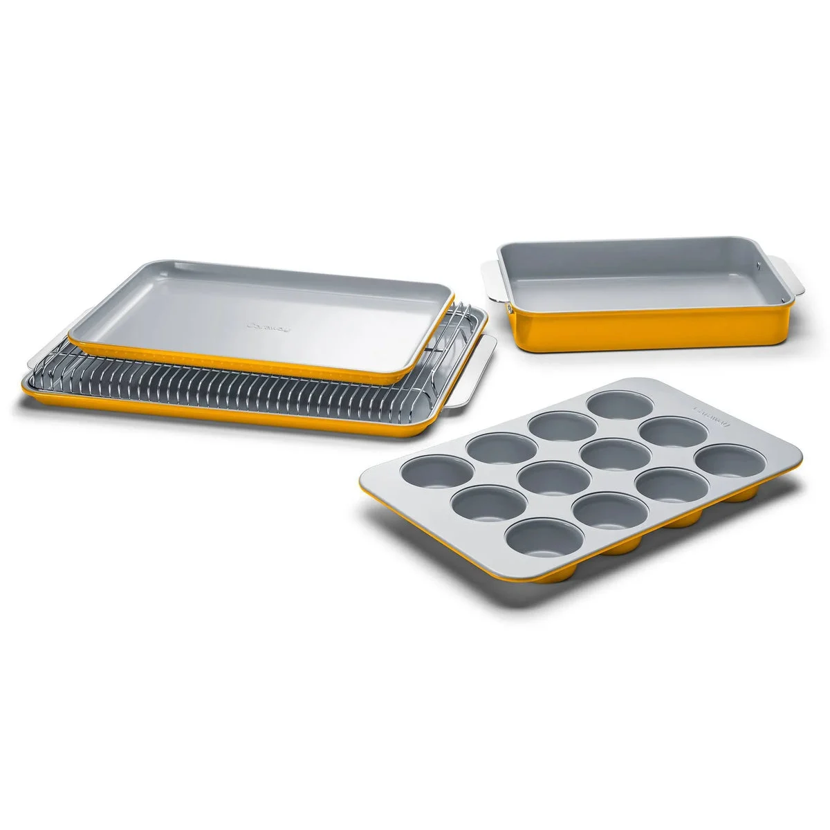 Caraway Non-Stick Ceramic Square Pan - Marigold
