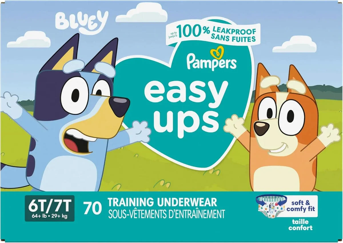 Pampers 18ct Potty Training Underwear, Size 4T-5T - Bluey