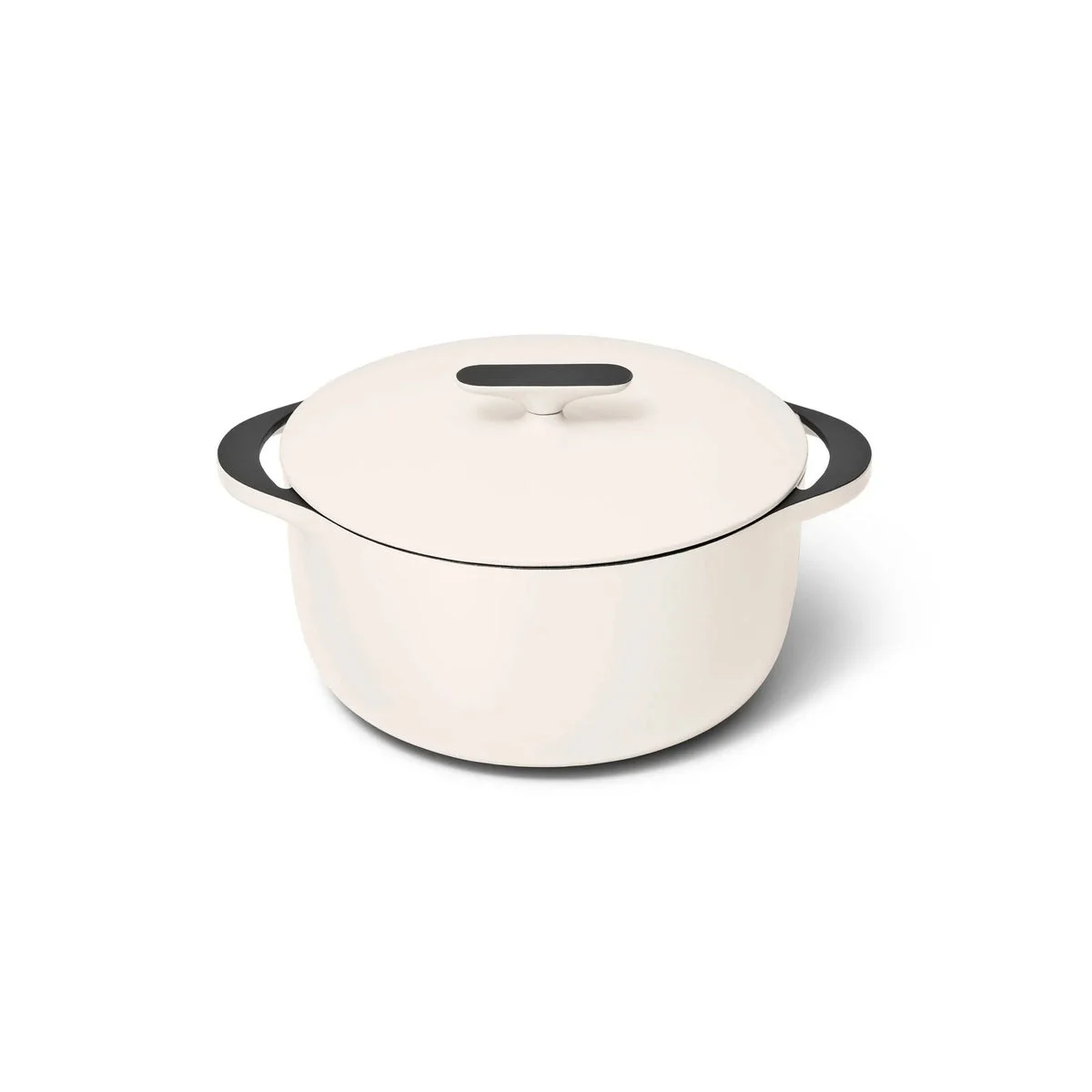 Caraway 6.5 qt Enameled Cast Iron Dutch Oven with Lid - Cream