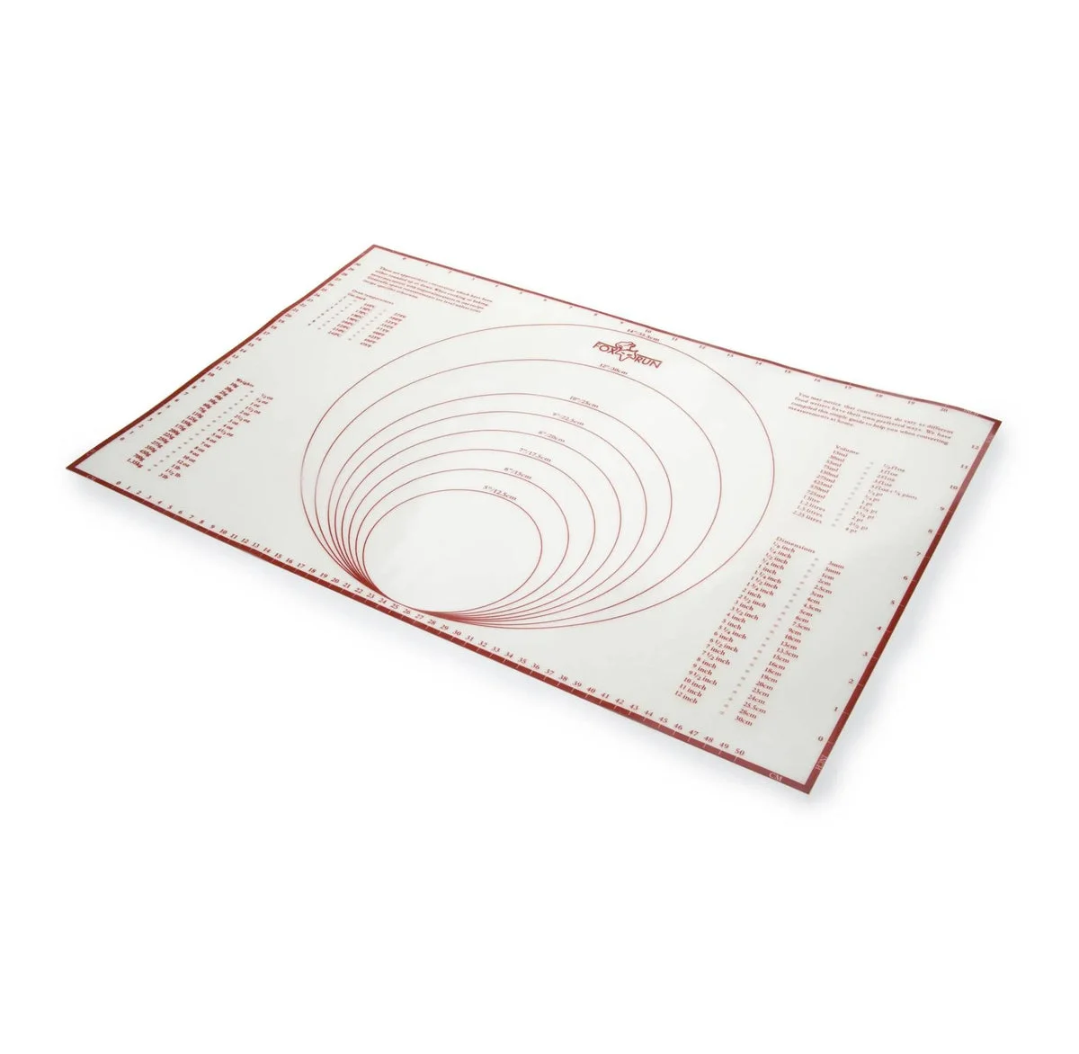 Fox Run Silicone Baking Mat - Oven-Safe, Dishwasher-Safe