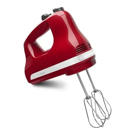 KitchenAid Ultra Power 3 Speed Hand Mixer, KHM312ER - Red