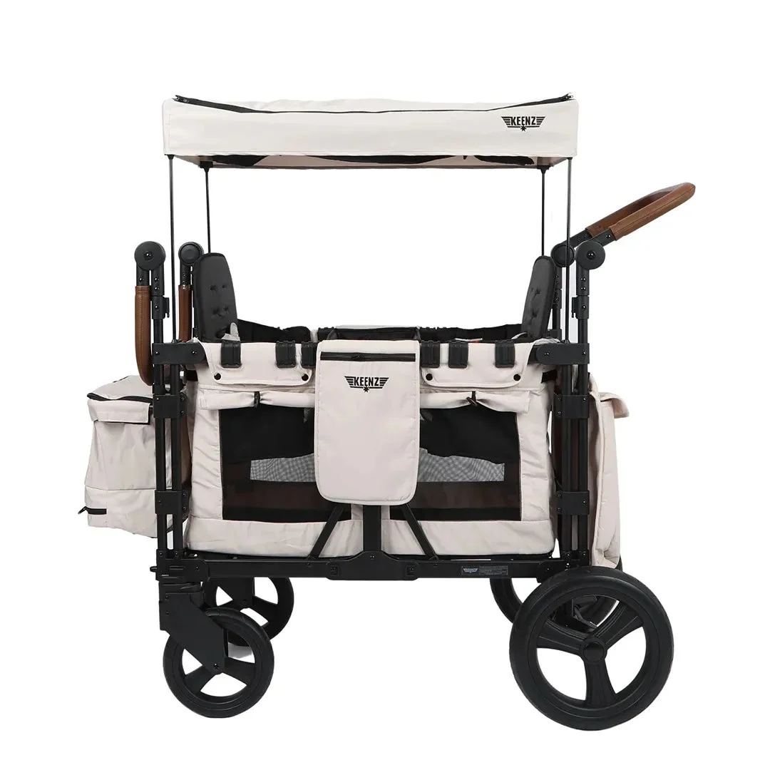 Keenz XC Stroller Wagon 2 Passenger - Cream