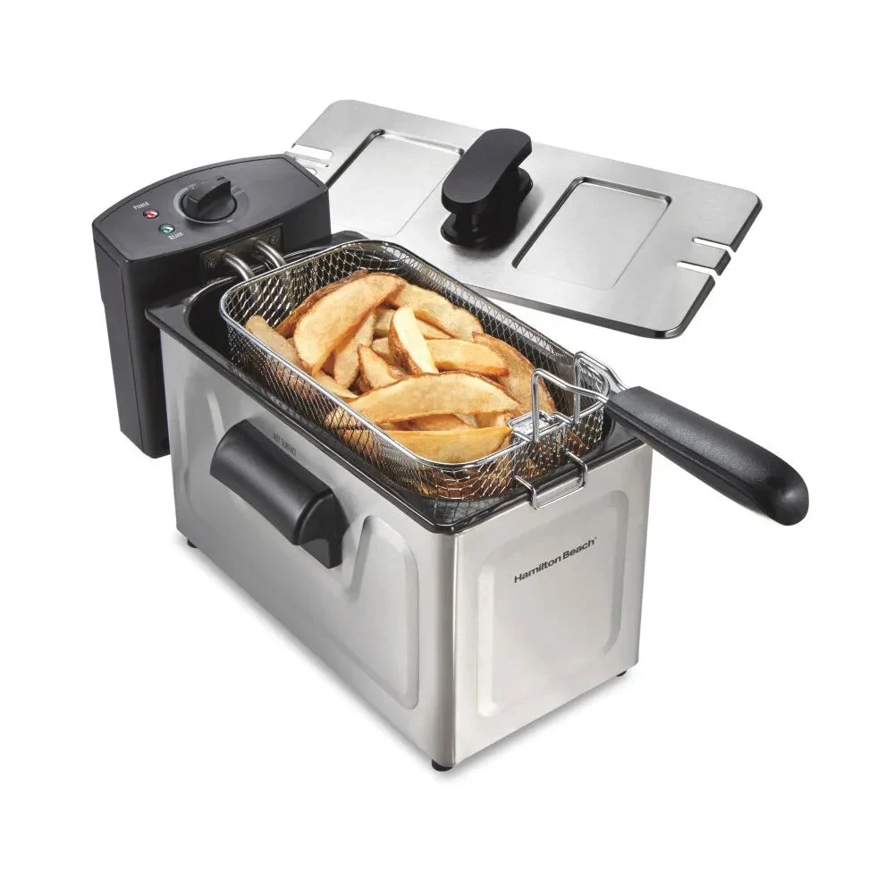 Hamilton Beach 3Qt Family-Size Electric Deep Fryer - Black
